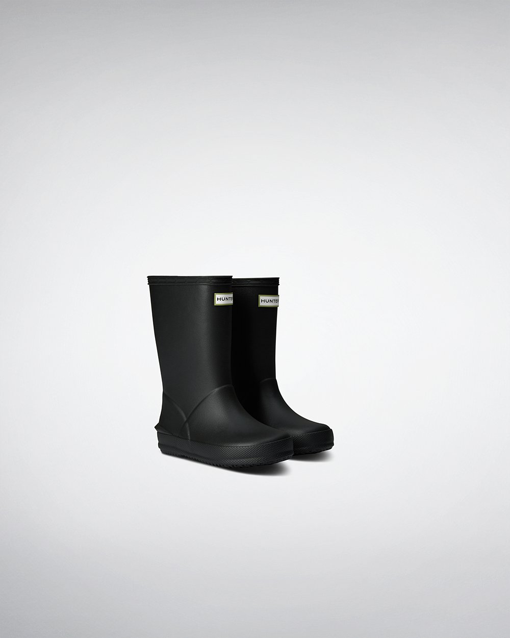 Bottes de Pluie Hunter First Norris Enfant Noir EJFSUQV-39